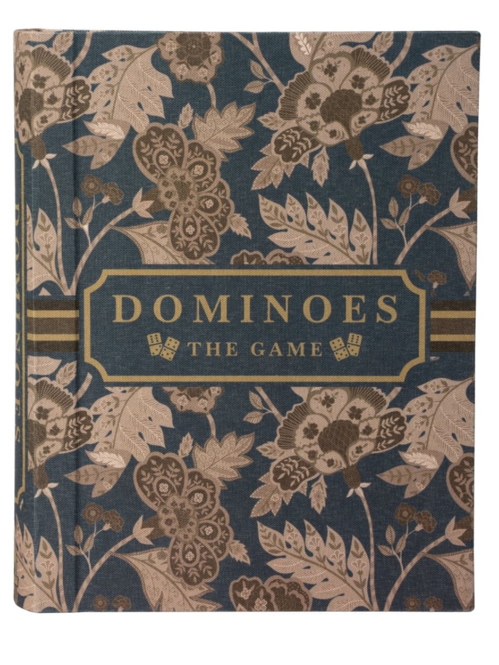Home Décor Collection Sterling & Noble Home Blue Floral Dominoes Game Set Book